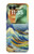 S4005 油絵 グレートウェーブ Oil Color Painting Great Waves Motorola Razr 60, Razr 2025 バックケース、フリップケース・カバー