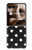 S2299 黒い水玉 Black Polka Dots Motorola Razr 70 Ultra, 60 Ultra, 50 Ultra, Ultra 2026, Ultra 2025 バックケース、フリップケース・カバー
