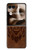S2529 レオゾディアックタトゥーブラウングラフィック Leo Zodiac Tattoo Brown Graphic Print Motorola Razr 60 Ultra, Razr Ultra 2025 バックケース、フリップケース・カバー