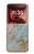 S3717 ローズゴールドブルーパステル大理石グラフィックプリント Rose Gold Blue Pastel Marble Graphic Printed Motorola Razr 70 Ultra, 60 Ultra, 50 Ultra, Ultra 2026, Ultra 2025 バックケース、フリップケース・カバー