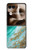 S3920 抽象的なオーシャンブルー色混合エメラルド Abstract Ocean Blue Color Mixed Emerald Motorola Razr 60 Ultra, Razr Ultra 2025 バックケース、フリップケース・カバー