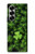 S0358 クローバーリーフ Clover Lucky Leaf Samsung Galaxy Z Fold 7 バックケース、フリップケース・カバー