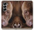 S0519 ピットブルの顔 PitBull Face Samsung Galaxy Z Fold 7 バックケース、フリップケース・カバー