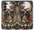 S0753 スカル 翼 バラ パンク Skull Wing Rose Punk Samsung Galaxy Z Fold 7 バックケース、フリップケース・カバー