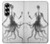 S1432 頭蓋骨のタコのX線 Skull Octopus X-ray Samsung Galaxy Z Fold 7 バックケース、フリップケース・カバー