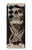S1676 スカルローズ Skull Rose Samsung Galaxy Z Fold 7 バックケース、フリップケース・カバー