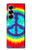 S1870 絞り染め 平和 Tie Dye Peace Samsung Galaxy Z Fold 7 バックケース、フリップケース・カバー