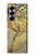 S1978 ヴァン・ゴッホ ピアツリー満開 Van Gogh Letter Pear Tree Blossom Samsung Galaxy Z Fold 7 バックケース、フリップケース・カバー