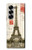 S2108 エッフェル塔パリポストカード Eiffel Tower Paris Postcard Samsung Galaxy Z Fold 7 バックケース、フリップケース・カバー