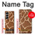 S2326 キリン皮膚 Giraffe Skin Samsung Galaxy Z Fold 7 バックケース、フリップケース・カバー