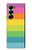 S2363 レインボー柄 Rainbow Pattern Samsung Galaxy Z Fold 7 バックケース、フリップケース・カバー