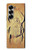 S2401 エジプトのスカラベ 甲虫 グラフィックプリント Egyptian Scarab Beetle Graphic Printed Samsung Galaxy Z Fold 7 バックケース、フリップケース・カバー
