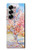 S2450 ブロッサムピンクピーチツリー フィンセント・ファン・ゴッホ Van Gogh Peach Tree Blossom Samsung Galaxy Z Fold 7 バックケース、フリップケース・カバー