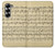S2504 ヴィンテージ音楽シート Vintage Music Sheet Samsung Galaxy Z Fold 7 バックケース、フリップケース・カバー