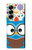 S2521 可愛いオタクフクロウ漫画 Cute Nerd Owl Cartoon Samsung Galaxy Z Fold 7 バックケース、フリップケース・カバー