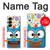 S2521 可愛いオタクフクロウ漫画 Cute Nerd Owl Cartoon Samsung Galaxy Z Fold 7 バックケース、フリップケース・カバー