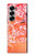 S2543 花柄の着物 Japanese Kimono Style Flower Pattern Samsung Galaxy Z Fold 7 バックケース、フリップケース・カバー