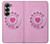 S2847 ピンクロータリー電話 Pink Retro Rotary Phone Samsung Galaxy Z Fold 7 バックケース、フリップケース・カバー
