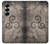S2892 三脚巴シンボル Triskele Symbol Stone Texture Samsung Galaxy Z Fold 7 バックケース、フリップケース・カバー