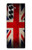 S2894 ヴィンテージイギリス旗 Vintage British Flag Samsung Galaxy Z Fold 7 バックケース、フリップケース・カバー