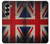 S2894 ヴィンテージイギリス旗 Vintage British Flag Samsung Galaxy Z Fold 7 バックケース、フリップケース・カバー