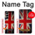 S2894 ヴィンテージイギリス旗 Vintage British Flag Samsung Galaxy Z Fold 7 バックケース、フリップケース・カバー