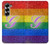 S2899 レインボーLGBTゲイプライド旗 Rainbow LGBT Gay Pride Flag Samsung Galaxy Z Fold 7 バックケース、フリップケース・カバー