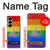 S2900 レインボーLGBTレズビアンプライド旗 Rainbow LGBT Lesbian Pride Flag Samsung Galaxy Z Fold 7 バックケース、フリップケース・カバー