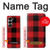 S2931 レッドバッファローチェック柄 Red Buffalo Check Pattern Samsung Galaxy Z Fold 7 バックケース、フリップケース・カバー