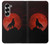 S2955 狼は赤月にハウリング Wolf Howling Red Moon Samsung Galaxy Z Fold 7 バックケース、フリップケース・カバー