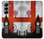 S2979 イングランドサッカー England Football Soccer Flag Samsung Galaxy Z Fold 7 バックケース、フリップケース・カバー