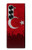 S2991 七面鳥サッカー Turkey Football Soccer Flag Samsung Galaxy Z Fold 7 バックケース、フリップケース・カバー