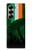 S3002 アイルランドサッカー Ireland Football Soccer Flag Samsung Galaxy Z Fold 7 バックケース、フリップケース・カバー