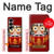 S3023 ダルマ Japan Good Luck Daruma Doll Samsung Galaxy Z Fold 7 バックケース、フリップケース・カバー