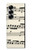 S3082 音楽シート Music Sheet Samsung Galaxy Z Fold 7 バックケース、フリップケース・カバー