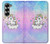 S3256 かわいいユニコーンの漫画 Cute Unicorn Cartoon Samsung Galaxy Z Fold 7 バックケース、フリップケース・カバー