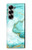 S3399 緑の大理石のグラフィックプリント Green Marble Graphic Print Samsung Galaxy Z Fold 7 バックケース、フリップケース・カバー