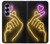 S3512 かわいいミニハート Cute Mini Heart Neon Graphic Samsung Galaxy Z Fold 7 バックケース、フリップケース・カバー