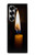 S3530 仏 Buddha Candle Burning Samsung Galaxy Z Fold 7 バックケース、フリップケース・カバー
