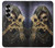S3594 死神ポーカー Grim Reaper Wins Poker Samsung Galaxy Z Fold 7 バックケース、フリップケース・カバー
