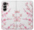 S3707 ピンクの桜の春の花 Pink Cherry Blossom Spring Flower Samsung Galaxy Z Fold 7 バックケース、フリップケース・カバー