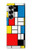S3814 ピエトモンドリアン線画作曲 Piet Mondrian Line Art Composition Samsung Galaxy Z Fold 7 バックケース、フリップケース・カバー