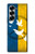S3857 平和鳩 ウクライナの旗 Peace Dove Ukraine Flag Samsung Galaxy Z Fold 7 バックケース、フリップケース・カバー
