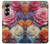 S3975 カラフルなバラの絵 Colorful Roses Painting Samsung Galaxy Z Fold 7 バックケース、フリップケース・カバー