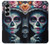 S3990 少女の頭蓋骨 スチームパンク ゴシック Girl Skull Steam Punk Gothic Samsung Galaxy Z Fold 7 バックケース、フリップケース・カバー