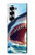 S4004 油絵 巨大サメ.jpeg Oil Color Painting Giant Shark.jpeg Samsung Galaxy Z Fold 7 バックケース、フリップケース・カバー