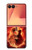 S0415 火ギター Fire Guitar Burn Samsung Galaxy Z Flip 7 バックケース、フリップケース・カバー