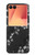 S2544 黒花柄の着物 Japanese Kimono Style Black Flower Pattern Samsung Galaxy Z Flip 7 バックケース、フリップケース・カバー