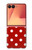 S2951 赤の水玉 Red Polka Dots Samsung Galaxy Z Flip 7 バックケース、フリップケース・カバー