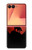 S2955 狼は赤月にハウリング Wolf Howling Red Moon Samsung Galaxy Z Flip 7 バックケース、フリップケース・カバー